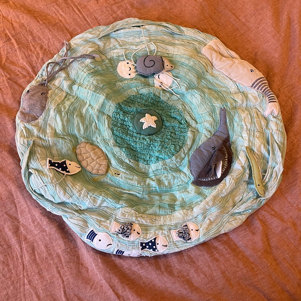 Baby Ocean-Themed Play Mat from Crate & Kids, Land of Nod